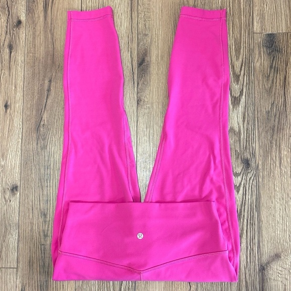 Lululemon Double Align Pant Leggings In Sonic Pink Size 10 25" - Picture 1 of 6
